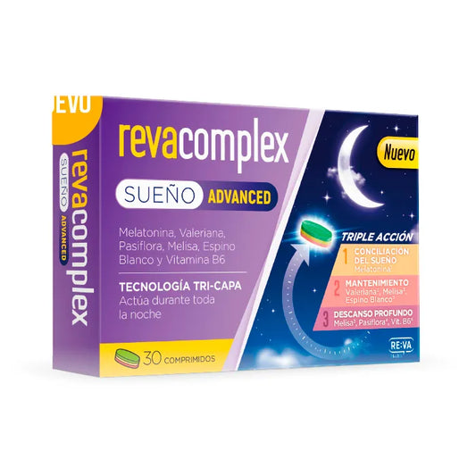 REVA Complex Sleep Advanced 30 Tabletten Nahrungsergänzungsmittel Kosmetik