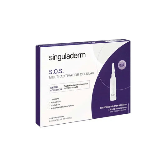 PRIMADERM Singuladerm S.O.S. Multi-Cellular Activator Entgiftende Behandlung 4x10,5 ml Kosmetik