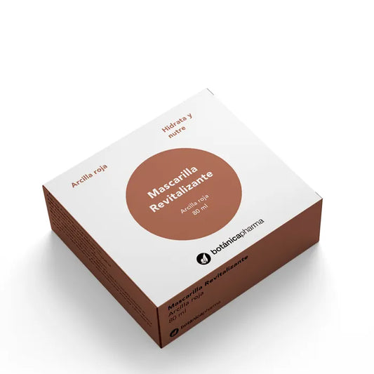 BOTÁNICAPHARMA Rote Tonerde Maske 80 ml revitalisierend Kosmetik