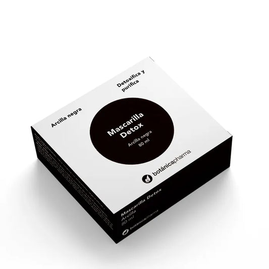 BOTÁNICAPHARMA Schwarze Tonerde Entgiftungsmaske 80 ml Kosmetik
