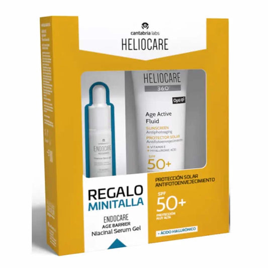 HELIOCARE HELIOCARE Age Active Fluid Sunscreen SPF 50+ 50 ml Set 2 Artikel Sonnencreme