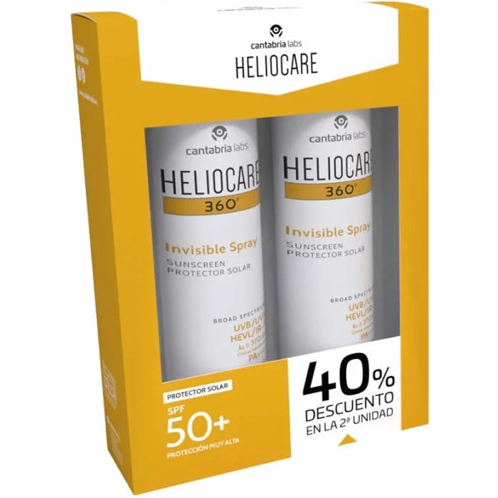 HELIOCARE HELIOCARE 360 Invisible Spray Sonnenschutz SPF 50+ 2 x 200 ml Kosmetik