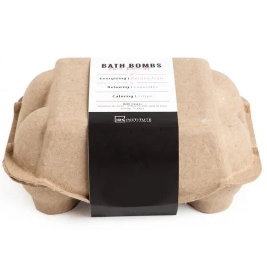 IDC INSTITUTE Bath Bombs Pure Energy Badebomben 6 Stück Set Kosmetik