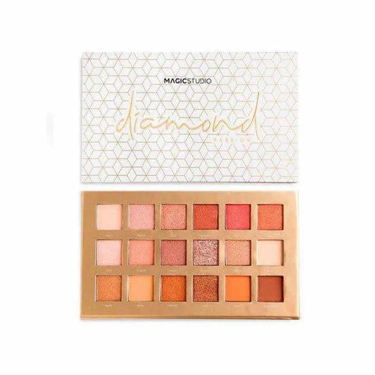 MAGIC STUDIO POWERFUL COSMETICS MAGIC STUDIO POWERFUL COSMETICS Diamond Lidschatten Palette 18 Farben