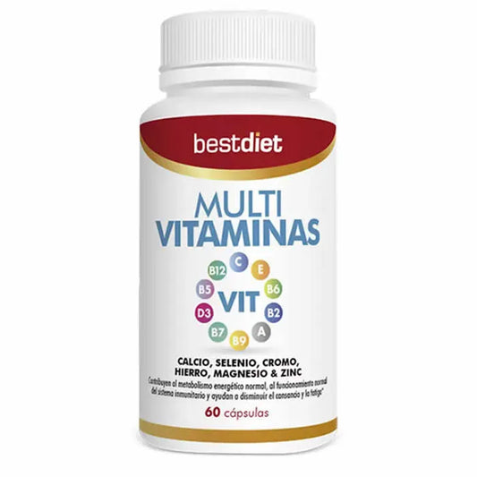 BEST DIET Multivitamin Kapseln 60 Stück Nahrungsergänzungsmittel Kosmetik