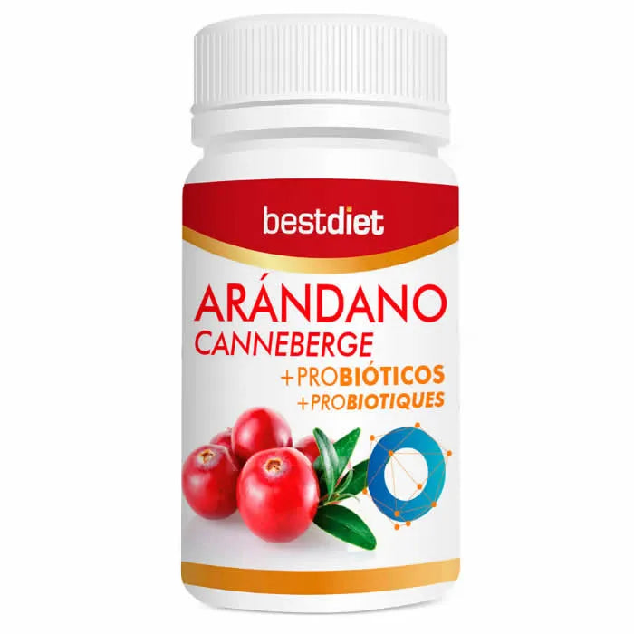 BEST DIET BEST DIET Arándano Canneberge mit Probiotika 30 Kapseln Nahrungsergänzung Kosmetik