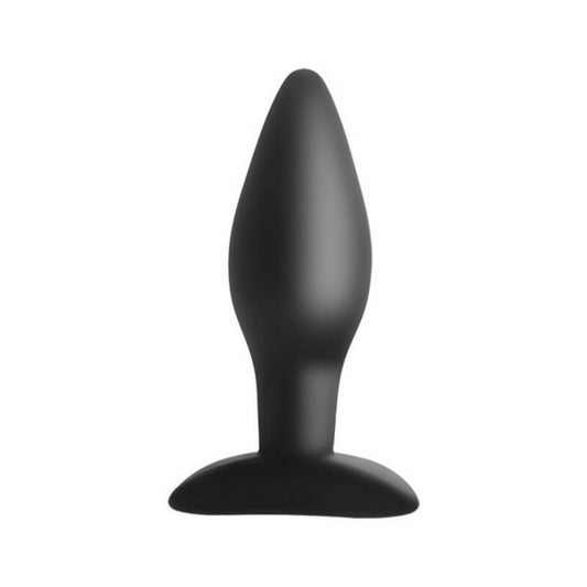 Analplug S Pleasures aus Silikon in Schwarz