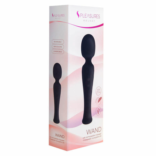 S Pleasures Wand Massagegerät Schwarz