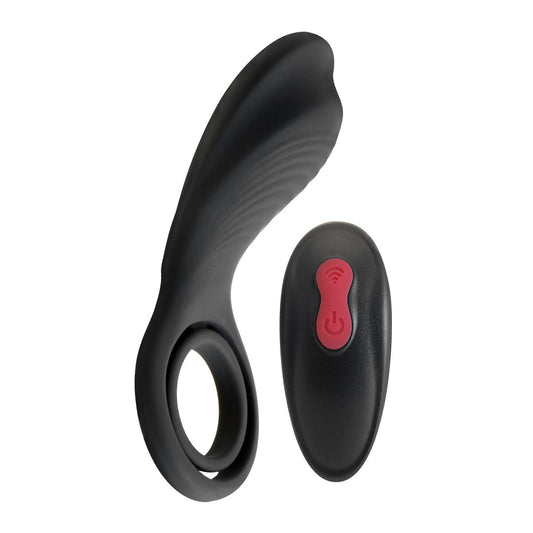 Vibrierender Penisring S Pleasures in Schwarz