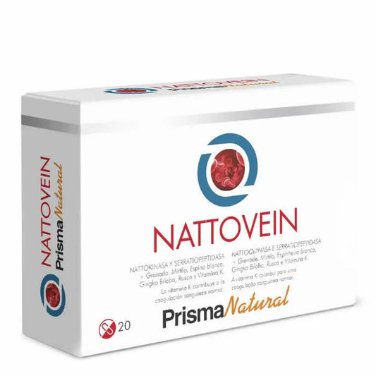 PRISMA NATURAL Nattovein 20 Kapseln Kosmetikpflege