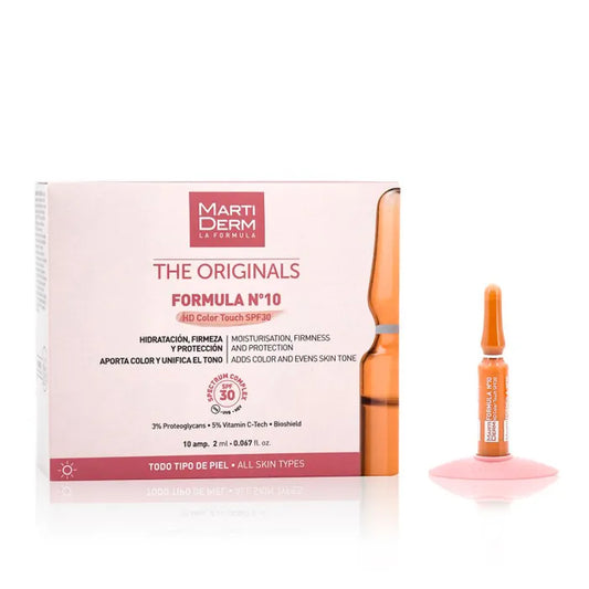 MARTIDERM Formel N10 HD SPF10 10 Ampullen Gesichtspflege Kosmetik