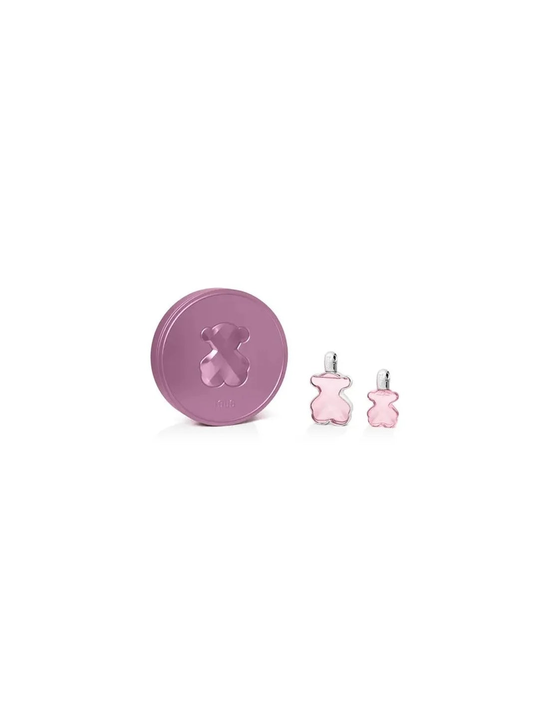 TOUS TOUS Loveme Set Kosmetik rundes Metall-Etui