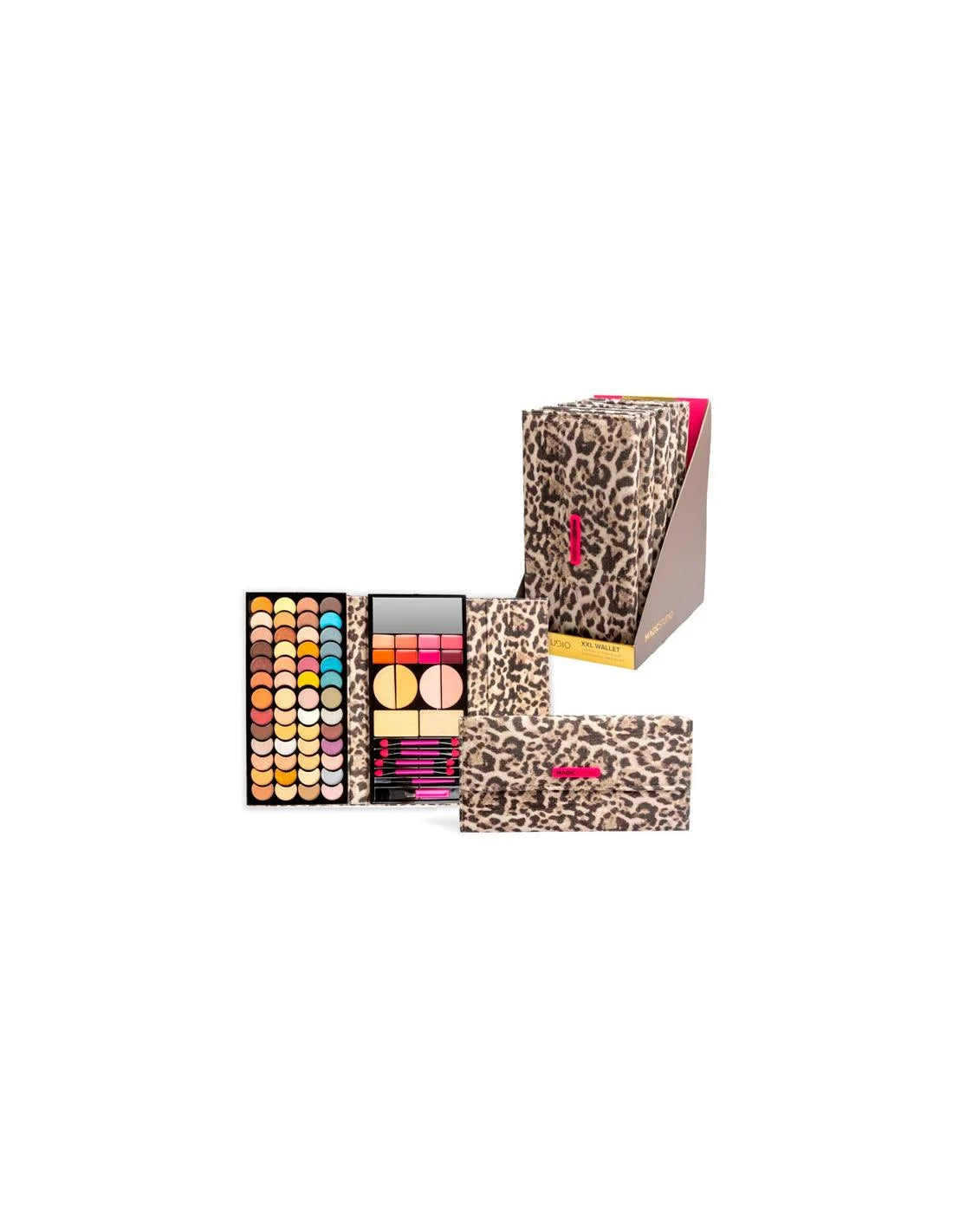 MAGIC STUDIO POWERFUL COSMETICS MAGIC STUDIO POWERFUL COSMETICS Wild Safari XXL Lidschattenpalette 52 Farben mit Make-up