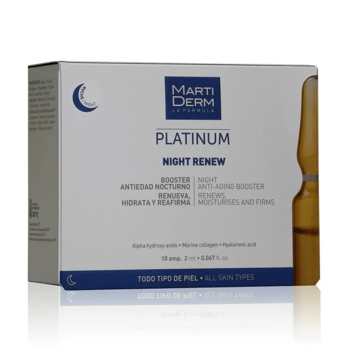 MARTIDERM MARTIDERM Platinum Night Renew Ampullen 10 x 2 ml Nachtpflege Kosmetik