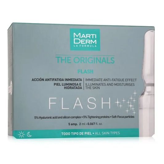 MARTIDERM MARTIDERM Flash Ampullen 5 x 2 ml Konzentrate für die Hautpflege Kosmetik