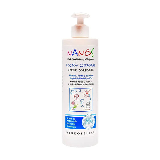 HIDROTELIAL HIDROTELIAL Nanos Körperlotion 500 ml pflegende Feuchtigkeitslotion für den Körper Bodylotion
