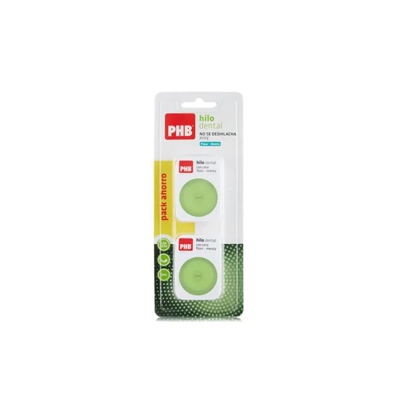 PBH PBH Fluor und Pfefferminz Zahnseide gewachst Duplo 2 x 50 m Kosmetik