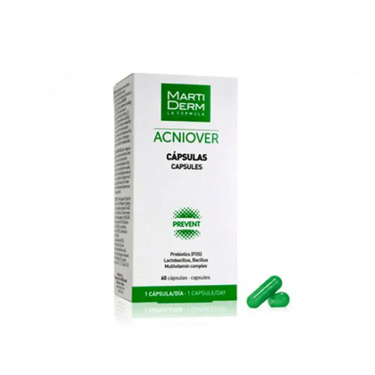 MARTIDERM Acniover Prevent 60 Kapseln Nahrungsergänzung für Hautpflege Kosmetik
