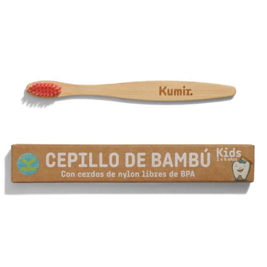 LOVYC Kids Bambus Zahnbürste Rot 1 Stück Kosmetik