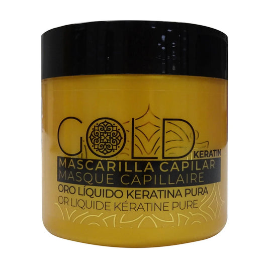 Elie Saab Lovyc Gold Mascarilla Capilar Oro Liquido Keratina Pura 400 ml