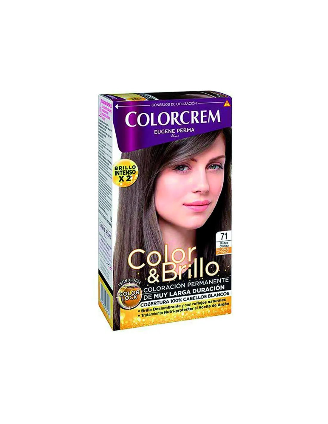 NATURTINT NATURTINT Colorcrem Haarfarbe 71 Rubio Ceniza Aschblond Tönung Creme