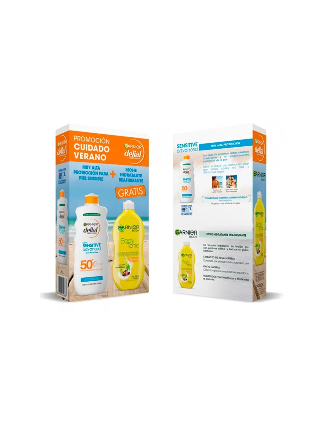 DELIAL DELIAL Leche Sonnenschutz LSF 50 400 ml Sensitiv After Sun 100 ml Set Kosmetik