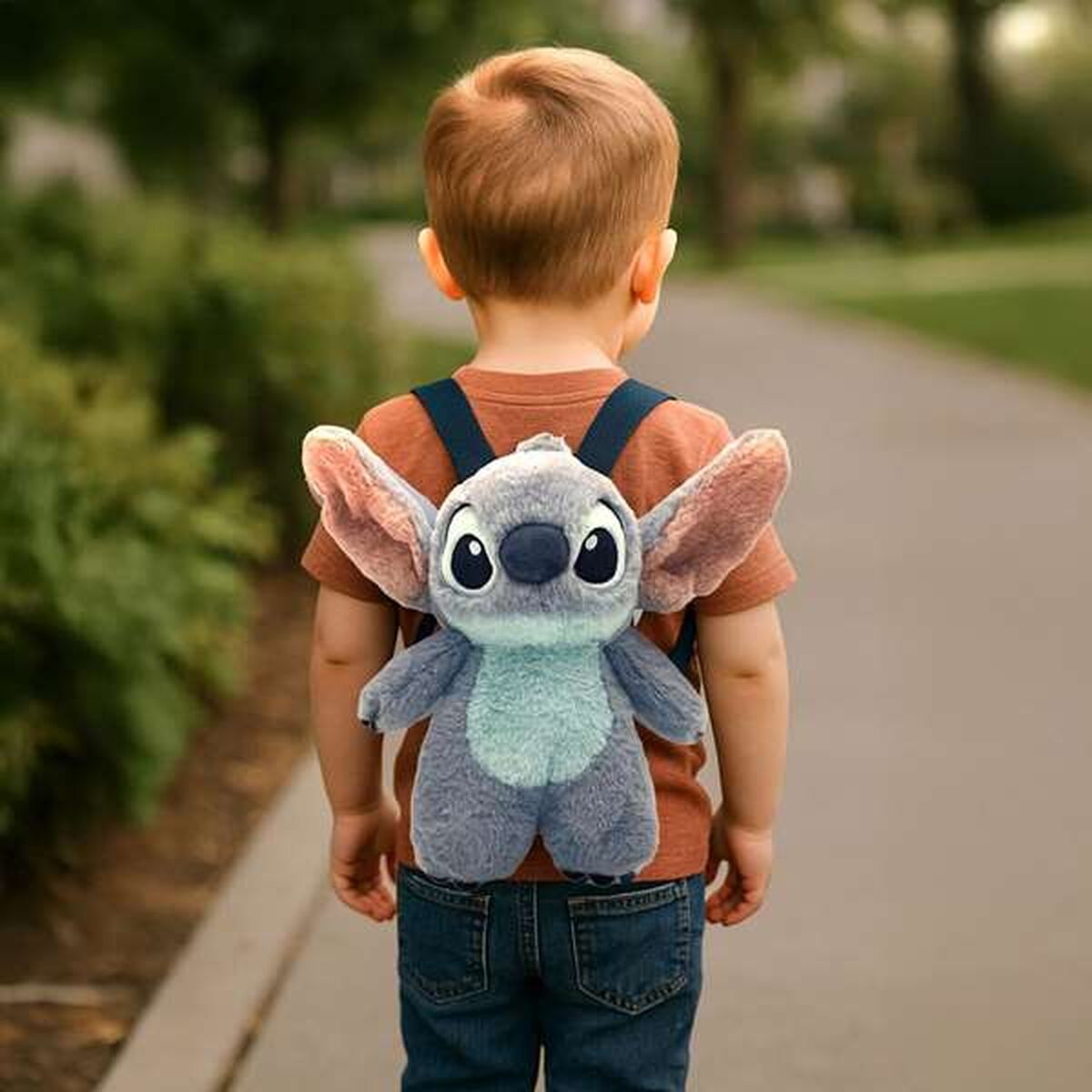 Stitch Kinderrucksack 3D Stitch Blau
