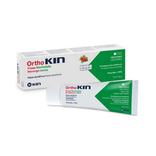 KIN Orthokin Strawberry Mint Zahnpasta 75 ml Kosmetik