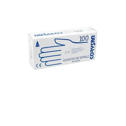 CORYSAN CORYSAN Nitrilhandschuhe puderfrei Größe S puderfreie Einmalhandschuhe Kosmetik