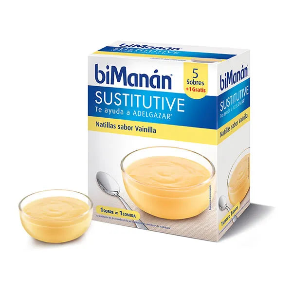 BIMANÁN BIMANÁN Bimanan Sustitutive Vanillengeschmack 5 Einheiten Kosmetik