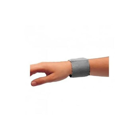 CORYSAN Klettverschluss-Armband Grau 1 Stück für Kosmetik-Anwendung