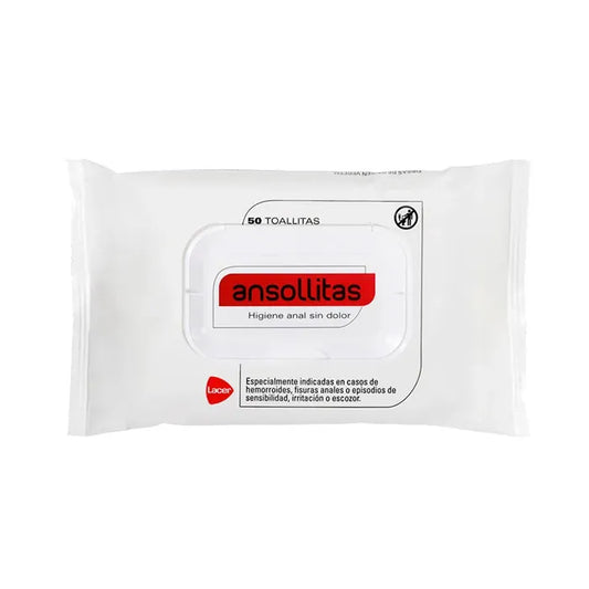 LACER Ansollitas Analhygienetücher 50 Stück Reinigungstücher Kosmetik