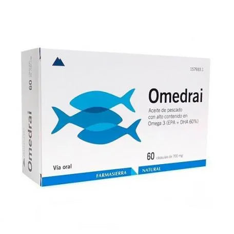 FARMASIERRA Omedrai 60 Kapseln 700 mg Nahrungsergänzung Kosmetik