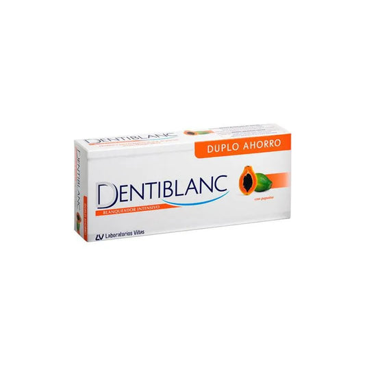 DENTIBLANC Duplo Zahnpasta Blanqueadora 2 x 100 ml Whitening Paste Kosmetik