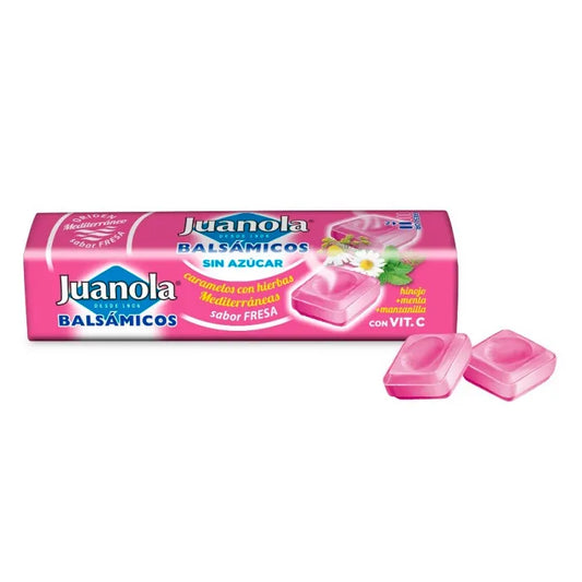 JUANOLA Erdbeere Vitamin C Bonbon 30 g Kosmetik