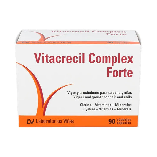 LABORATORIO VIÑAS Vitacrecil-Komplex Forte 90 Kapseln Nahrungsergänzung Kosmetik