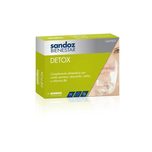 SANDOZ SANDOZ Bienestar Detox Kapseln 30 Stück Nahrungsergänzungsmittel Kosmetik