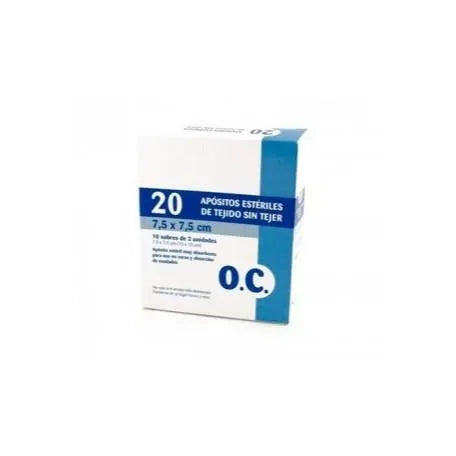 O.C Compresa Sin Tejidos 20 Unidades 7,5 X 7,5 Cm O.c Kosmetik