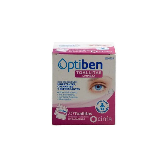 Optiben Toallitas Oculares 30Uds