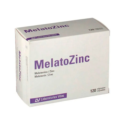 LABORATORIO VIÑAS Melatozink 120 Kapseln 1 mg Nahrungsergänzung Kosmetik