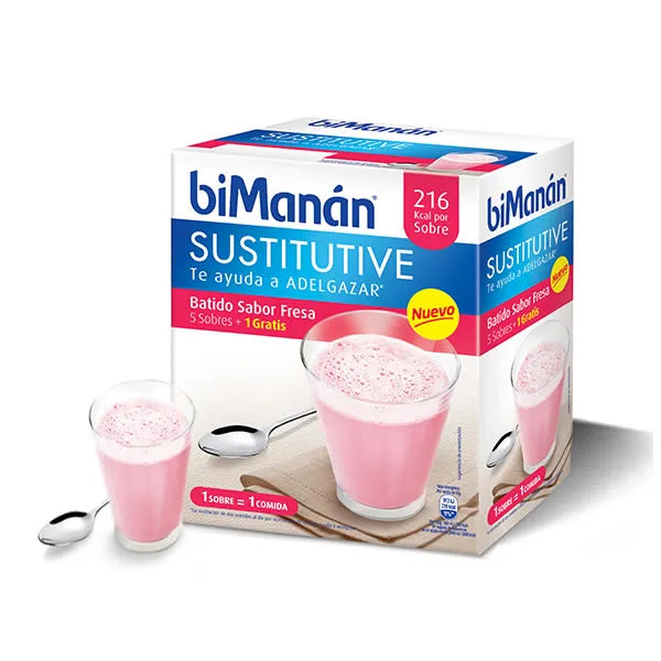 BIMANÁN BIMANÁN Sustitutive Strawberry Shake 5+1 Stück Set Kosmetik