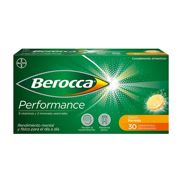BEROCCA BEROCCA Performance Brausetabletten Orange 30 Stück Kosmetik