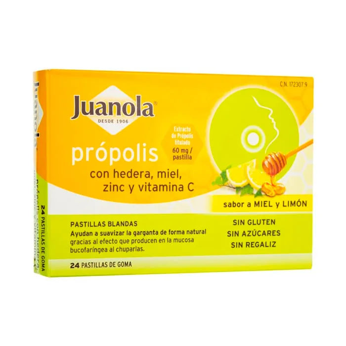 Juanola Propolis Hedera, Honig, Zink und Vitamin C 24U