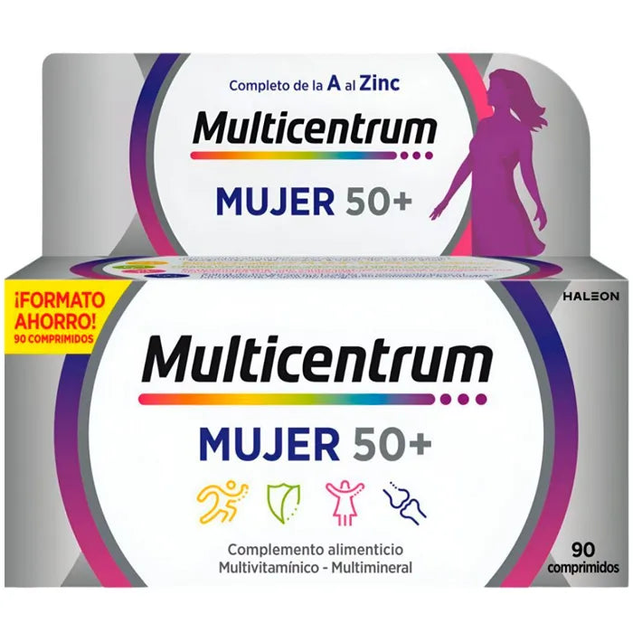 MULTICENTRUM MULTICENTRUM Woman 50+ Nahrungsergänzung 90 Tabletten Kosmetik