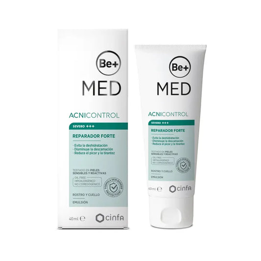BE+ Med Acnicontrol Ausbesserer Forte 40 ml Aknepflege Spot Treatment Kosmetik