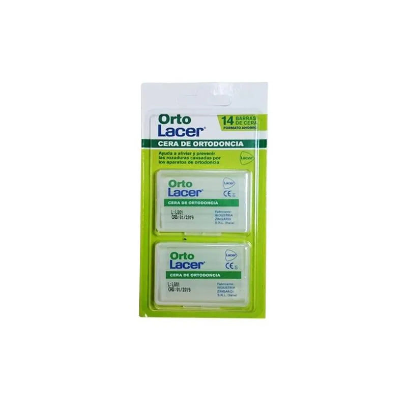 LACER LACER Ortolacer Cera De Ortodoncia 14 Stück Kieferorthopädie Wachs Kosmetik