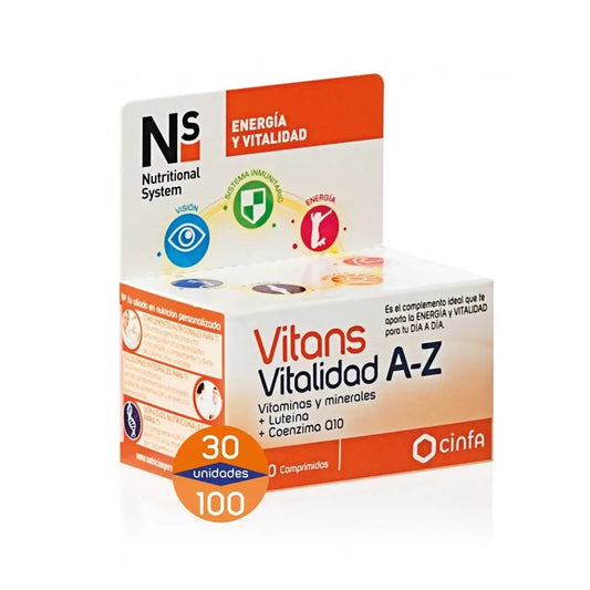 NS Vitans Vitalität A-Z 30 Tabletten Nahrungsergänzung Kosmetik