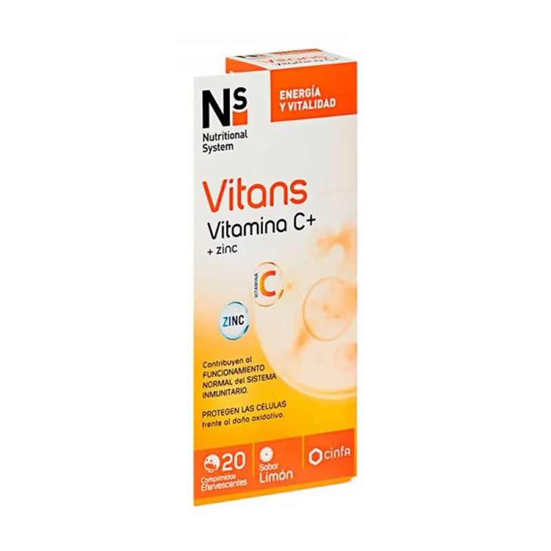 Ns Vitans Vitamin C + Zink 20Brausetabletten Zitronengeschmack