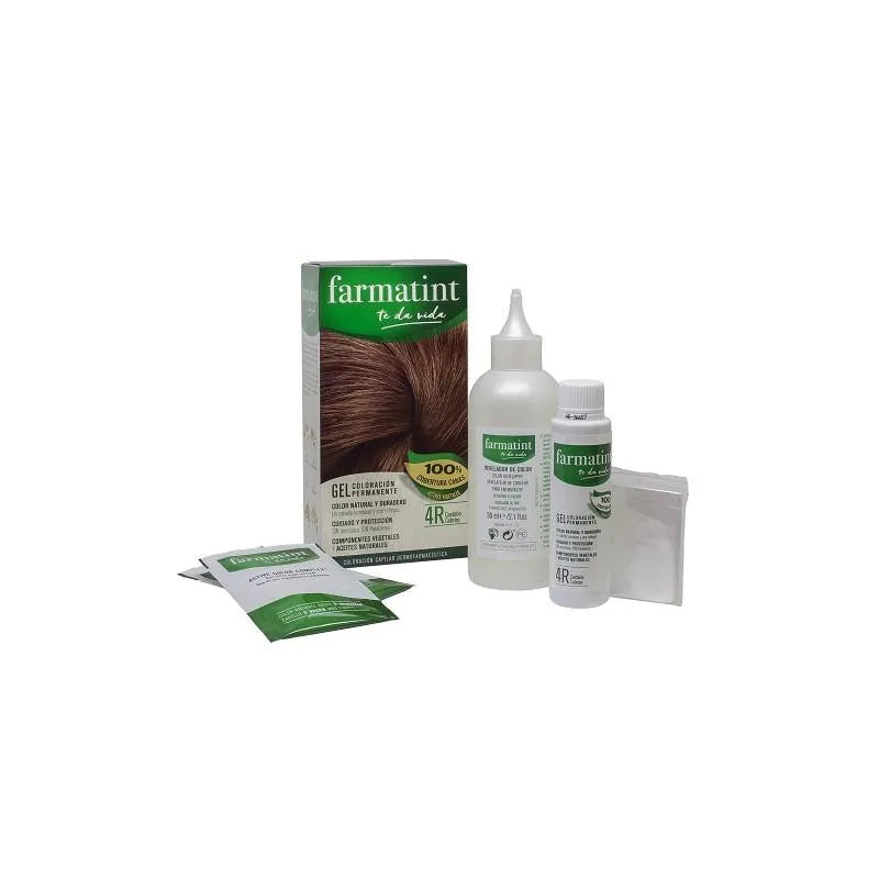 FARMATINT FARMATINT 4R Kastanienbraun Kupferrot Haarfarbe 155 ml