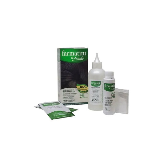 FARMATINT FARMATINT Haarfarbe 2N Braun 150 ml permanente Coloration